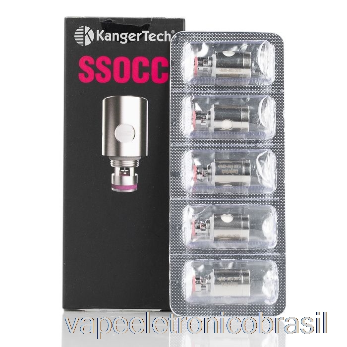 Bobinas De Substituição Vape Vaporesso Kanger Ssocc Bobinas Ss De 0,5 Ohm